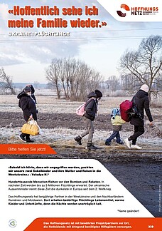 Link zum Flyer der Hoffnungsnetzsammlung Ukraine